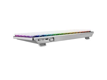 Tipkovnica ASUS ROG Falchion RX Low Profile, RGB, mehanička, brezžična, US Layout, bela, USB