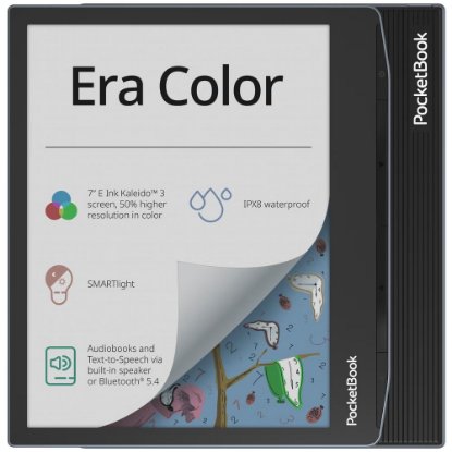 E-bralnik POCKETBOOK Era Color, 7" Touch, 32GB, WiFi, Bluetooth, plavo-črni