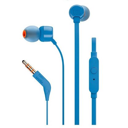 slušalke JBL Tune 110, in-ear, modre