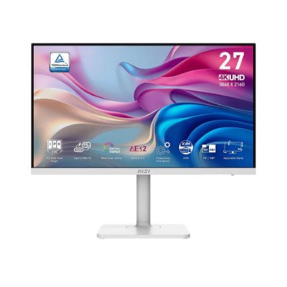 Gaming monitor 27" MSI MODERN MD272UPHW, 4K UHD, IPS, 60Hz, 4ms, 400cd/m2, zvučnici, crni