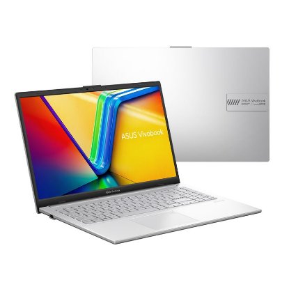 Prenosnik ASUS Vivobook Go 15 E1504FA-BQ1860W / Ryzen 5 7520U, 16GB, 1TB SSD, AMD Radeon grafika, 15,6" FHD IPS, Windows 11, srebrne barve