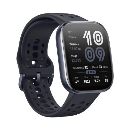Pametna ura AMAZFIT Bip 6, pametna obvestila, črna.