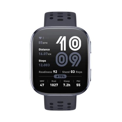 Pametna ura AMAZFIT Bip 6, pametna obvestila, črna.