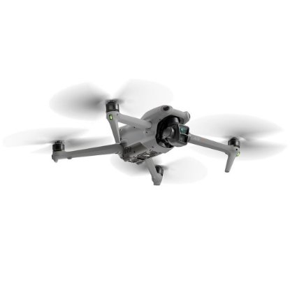 Dron DJI Air 3, 4K UHD kamera, 3-osni gimbal, čas letenja do 46 minut, upravljanje z daljinskim upravljalnikom, siv