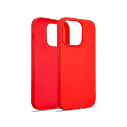 Ovitek BELINE Silicone za iPhone 15 Pro, rdeči