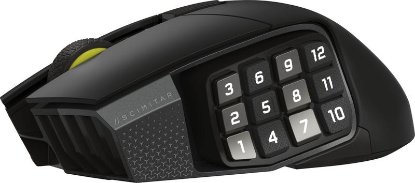 Miška CORSAIR Scimitar Elite Wireless, optična, brezžična, 33000dpi, črna