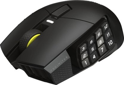 Miška CORSAIR Scimitar Elite Wireless, optična, brezžična, 33000dpi, črna