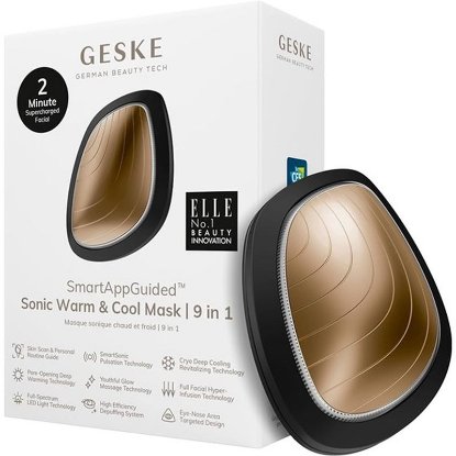 Naprava za nego obraza GESKE Sonic Warm & Cool Mask Device, 9v1, sivi