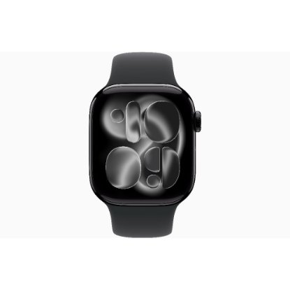 Pametni sat Apple Watch Series 11GPS 42mm Jet  Aluminium Case w Black/Sport Band - S/M, crna