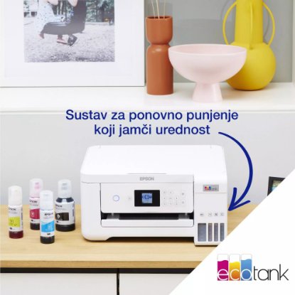 Multifunkcijski printer EPSON EcoTank L4266, printer/scanner/copy, 5760dpi, WiFi, USB, bijeli