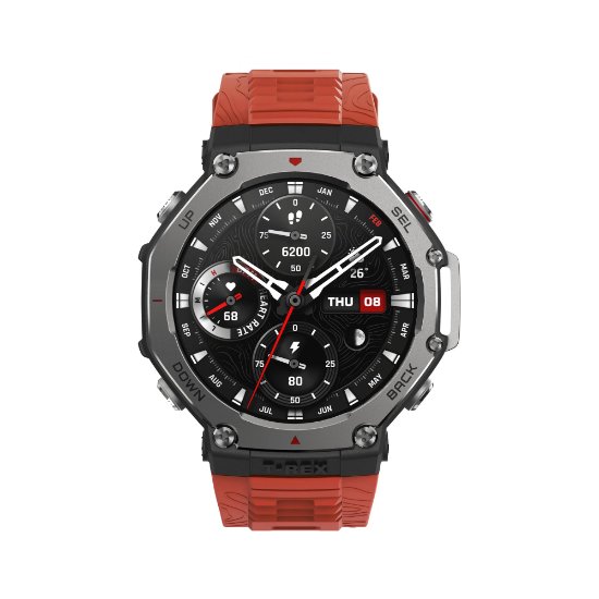 Pametni sat AMAZFIT T-Rex 3, 1.5" AMOLED, pametne obavijesti, narančasti