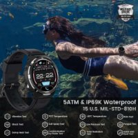 Pametni sat KOSPET Tank S1, 1,3", rozi