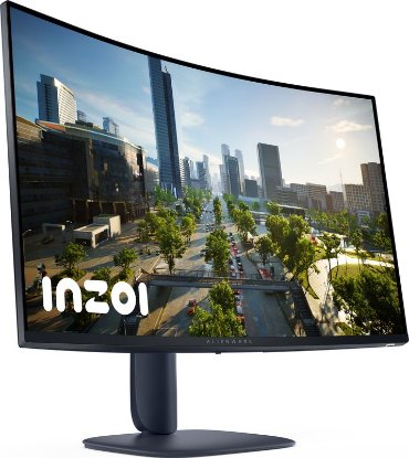 Gaming monitor 32" DELL Alienware AW3225DM, QHD, VA, 180Hz, 1ms, 400cd/m2, FreeSync, zakrivljeni, crni