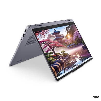 Laptop LENOVO IdeaPad 5 2in1 83KT0015SC / Ryzen AI 7 350, 24GB, 1TB SSD, AMD Radeon Graphics, 14" WUXGA OLED Touch, Windows 11, sivi