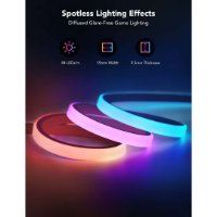 LED traka GOVEE RGBIC Led Neon Rope Light, za stol, 3M
