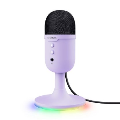 Mikrofon TRUST GXT 234 Yunix, RGB, USB i 3.5mm, rozi