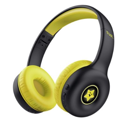 Slušalice TRUST Nouna Wireless, dječje, BT, bežične, crno-žute