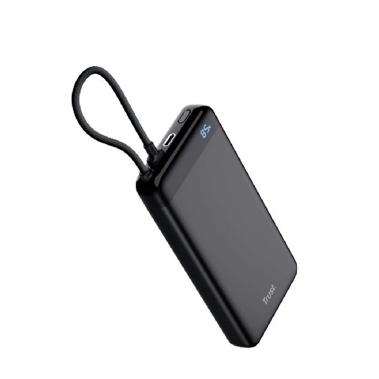 Mobilni USB punjač TRUST Fiera, 10000 mAh, crni