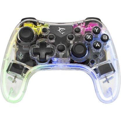 Gamepad WHITE SHARK Legion GPW-8039, bežični, PC/PS4, prozirni