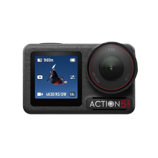 Sportska digitalna kamera DJI Osmo Action 5 Pro Adventure Combo, 4K120, 40 Mpixela, HDR, OLED Touchscreen, WiFi, BT