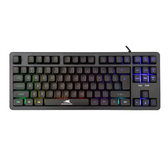 Tipkovnica BARACUDA BGK-01114 Krill, US layout, crna