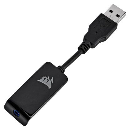 Slušalice CORSAIR HS55 Surround, mikrofon, bijele