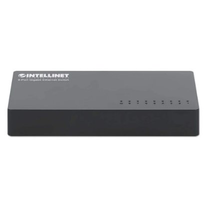 Switch INTELLINET 561754, 10/100/1000 Mbps, 8-port, plastično kućište, kabel Cat6 1m