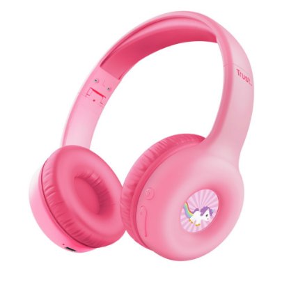 Slušalice TRUST Nouna Wireless, dječje, BT, bežične, roze