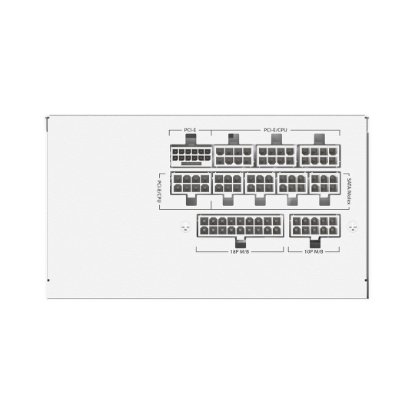 Napajanje 850W, ANTEC GSK850 V2 White EC, ATX 3.1, 120mm vent., 80+ Gold, modularno, bijelo