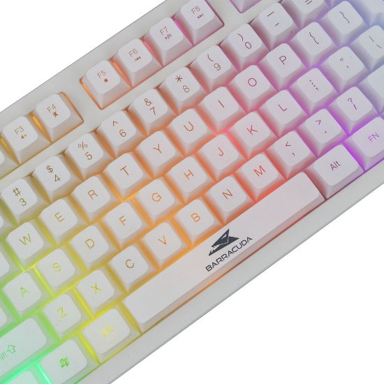 Tipkovnica BARACUDA BGK-01114 Krill, US layout, bijela
