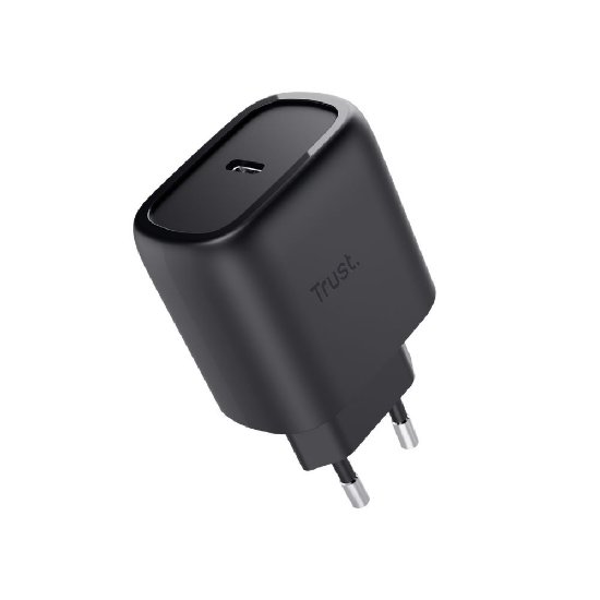 Kućni punjač TRUST Maxo, USB-C, 45W, GaN, crni
