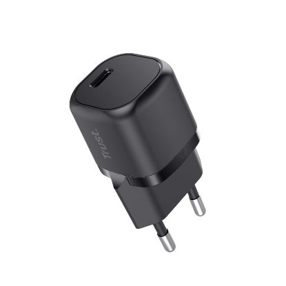 Kućni punjač TRUST Maxo, USB-C, 20W, crni