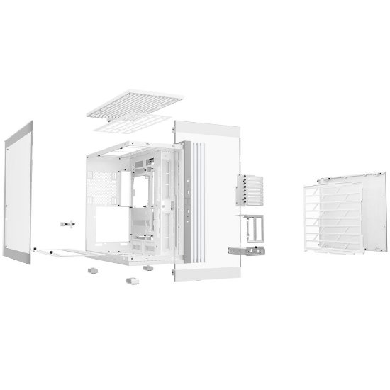 Kućište BE QUIET Light Base 900 DX, E-ATX, bijelo, bez napajanja