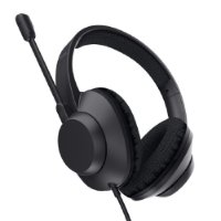 Slušalice TRUST Ayda Max Headset, žične, crne