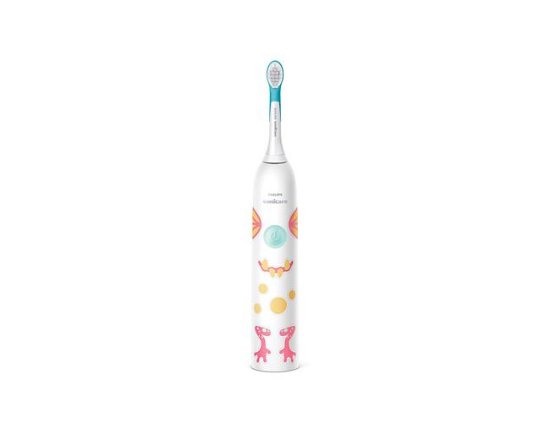 Električna četkica za zube PHILIPS HX3411/01, sonična, smart, dječja, BT, bijela