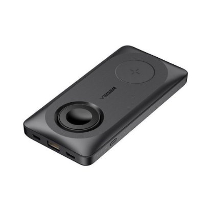 Mobilni USB punjač VEGER MagMulti, 10000 mAh, bežični, crni