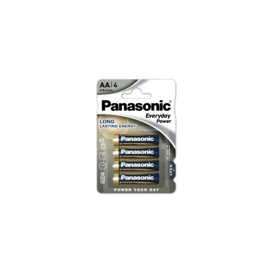 Baterija PANASONIC, LR6EPS/4BP, 4 baterije, AA