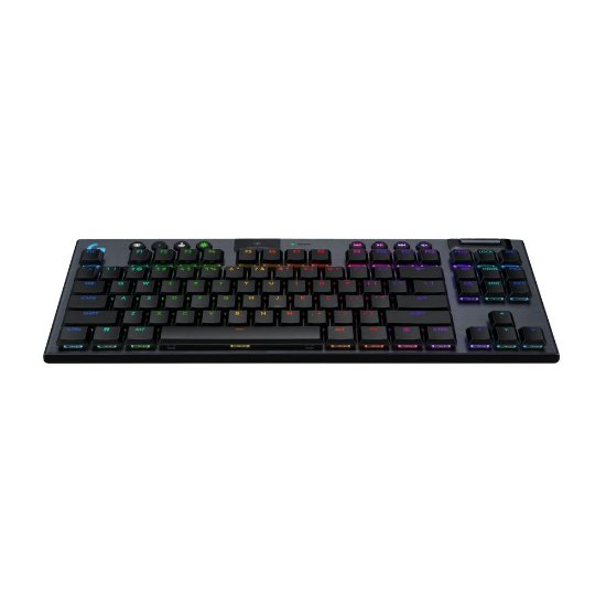 Tipkovnica LOGITECH Gaming G915 X TKL Lightspeed Linear, RGB, mehanička, bežična, US Layout, crna