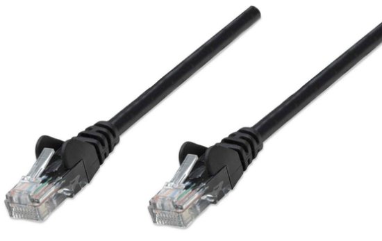 Kabel OCTIO, patch CAT6, U/UTP, crni, 2m