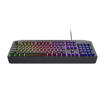 Tipkovnica TRUST GXT 836 Evocx, US Layout, USB, crna