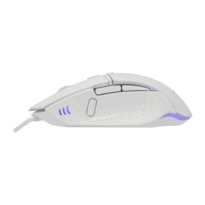 Miš BARACUDA Raptor, optički, 6400dpi, bijeli