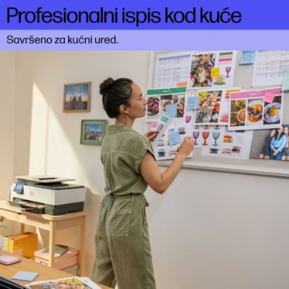Multifunkcijski printer HP OfficeJet Pro 8122e , 405U3B, printer/scanner/copy, 4800dpi, WiFi, LAN, USB, bijeli, Instant Ink