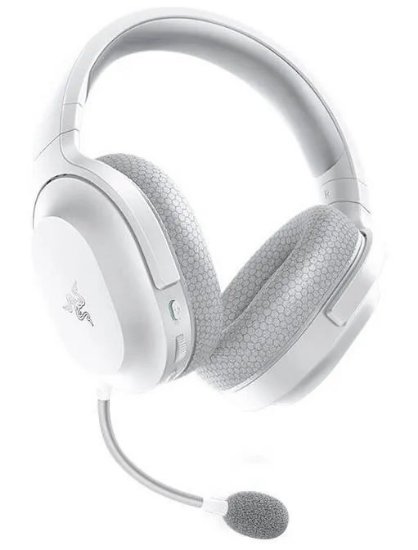 Slušalice RAZER Barracuda X Wireless (2022), bežične, Bluetooth, WiFi, Mercury White