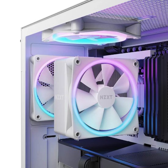 Cooler NZXT T120, za Intel i AMD, RGB, bijeli
