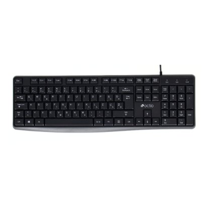 Tipkovnica OCTIO K101U, crna, USB