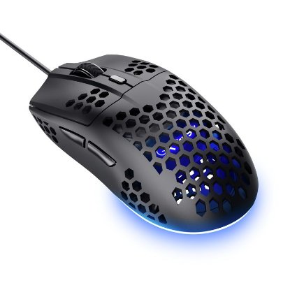 Miš TRUST GXT928 Helox, RGB, optički, 6400dpi, crni