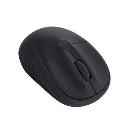 Miš TRUST Primo, optički, 1600dpi, bežični, USB, mat crni