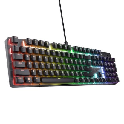 Tipkovnica TRUST GXT 871 Zora, mehanička, crna