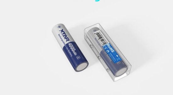 Baterija XTAR 18650, punjiva, 3.6V Li-Ion 4000mAh