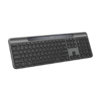 Tipkovnica LOGITECH Signature Slim Solar+, bežična, bluetooth, crna